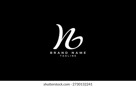 RB BR R AND B Abstract initial monogram letter alphabet logo design