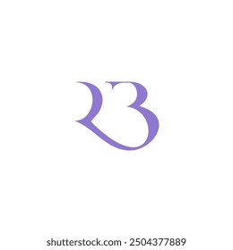 RB initial letter Logo Clothing modern minimalist urban creative Fashion brand Luxury Logo template. RB business monogram streetwear photography boutique apparel versatile Modern concept Logo.