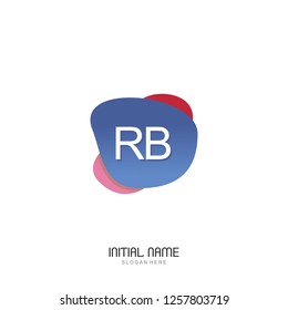 RB Initial logo template vector
