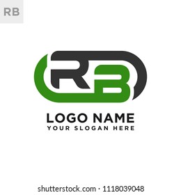 RB initial logo template vexctor