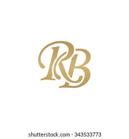 RB initial monogram logo