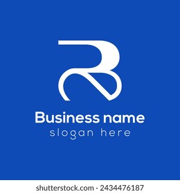Diseño de logo de RB Letter Cloud
