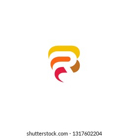 RB letter initial RB  logo icon vector illustration