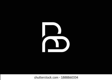 RB letter logo design on luxury background. BR monogram initials letter logo concept. RB icon design. BR elegant and Professional white color letter icon design on black background.
