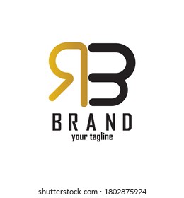 RB-Brief-Logo-Design, Vektorgrafik
