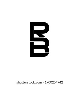 rb letter original monogram logo design