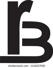 RB letter vector logo