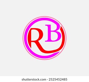 RB lettter logo design, Brand logo design idea, RB company logo design