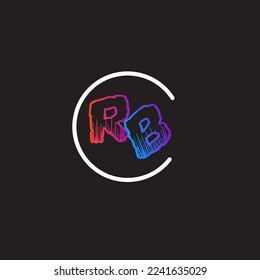 RB Lighting Letters logo Vector