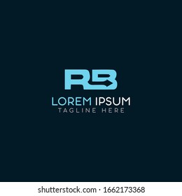 RB logo BR icon design vector