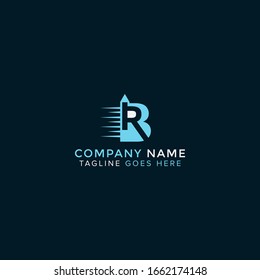 Vector de diseño de icono BR con logotipo RB
