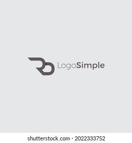 Logotipo RB
letra combinada R y B