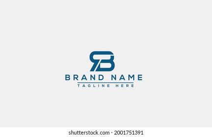 RB Logo Design Template Vector Graphic Branding Element.