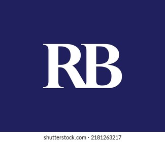 RB logo design vector template