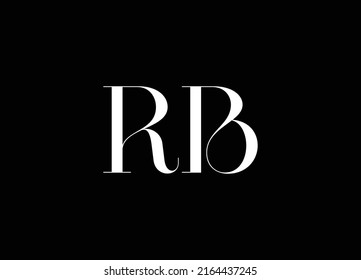 RB logo designed with letter R B in vector format.