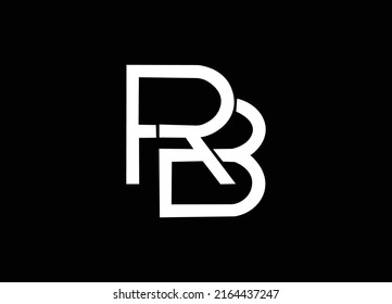 RB-Logo mit Buchstabe R B im Vektorformat.
