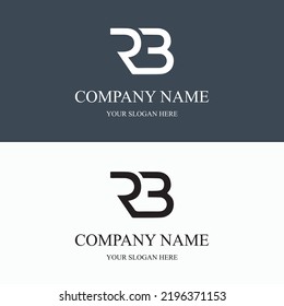 RB logo initial letter luxury royal logo. template symbol. modern golden luxury logo. abstract monogram vector letter mark brand fashion. icon with two different font. alphabet use logo.