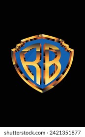 RB logo with Shield shape for your brand
