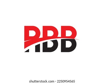 RBB Letter Initial Logo Design Vector Illustration