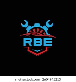 RBE tech logo design template, RBE tech logo, RBE technology vector