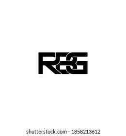 letra rbg diseño original del logotipo de monograma