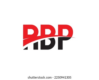 RBP Letter Initial Logo Design Vector Illustration