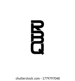 rbq letter original monogram logo design