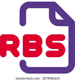 RBS File Association format contains audio data and is often encoded at lower bits