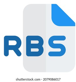 RBS File Association format contains audio data and is often encoded at lower bits