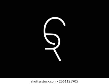 RC Abstract Letters Logo Monogram Design Icon Font