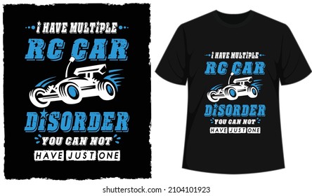 Rc car racing t shirt design vector file