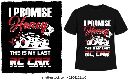 Rc car racing t shirt design vector file
