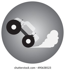 Rc car toy , vector illustrator