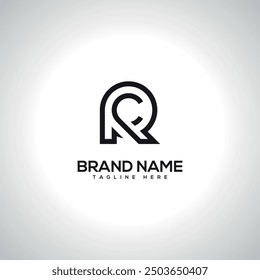 RC CR Minimal Unique Letter Logo Design. Initial Vector Symbol.