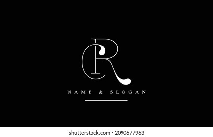 RC, CR, R, C abstract letters logo monogram