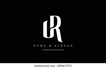 RC, CR, R, C abstract letters logo monogram