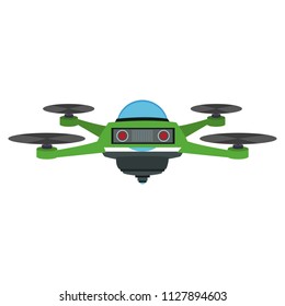 RC drone isolated
