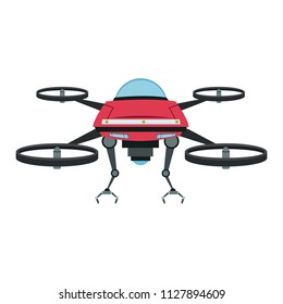 RC drone isolated