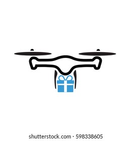 rc drone quadcopter  icon for website design, logo