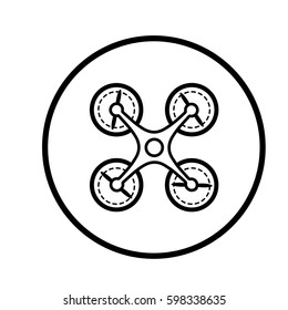 rc drone quadcopter  icon for website design, logo