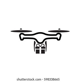 rc drone quadcopter  icon for website design, logo
