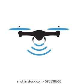 rc drone quadcopter  icon for website design, logo