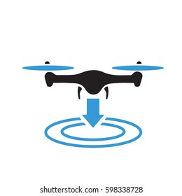 rc drone quadcopter  icon for website design, logo