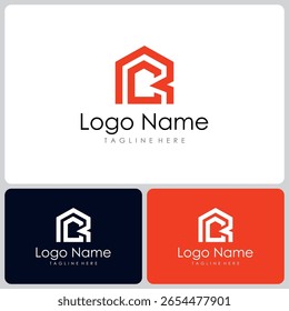 RC house logo vector .concept logo	