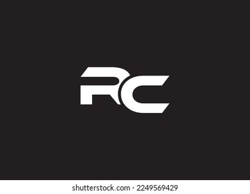 RC Initial  letter monogram icon logo design 