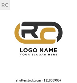 RC initial logo template vexctor