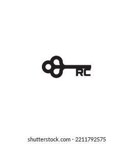RC key concept in high quality professional design that will print well across any print media