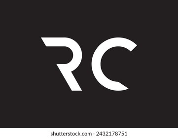 RC Letter Logo Design with Creative Modern logo

