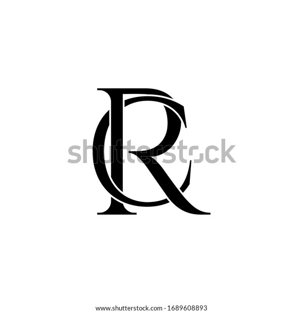 Rc 문자 원본 고정 로고 디자인 스톡 벡터 로열티 프리 1689608893 Shutterstock