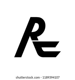 rc letter vector logo